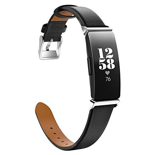 MoKo Watch Band Compatible with Fitbit Inspire/Inspire HR - Black