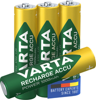Varta oplaadbare AAA batterijen - 1000 mAh - 40 stuks