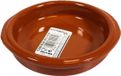 Concorde Tapas serveer of ovenschaaltje - rond - terracotta aardewerk - D10 x H2 cm - Traditioneel - Uit Spanje
