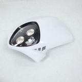 Plaque de phare Replay Duke pour moto 50 à 200cc blanc 2x20w halogène neuf