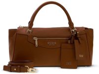 GUESS Antonia Girlfriend Satchel Cognac