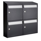 Allux Flow Set 2-Breed, 2-Hoog Met Dak Zwart - 40040070_2x2d