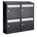 Allux Flow Set 2-Breed, 2-Hoog Met Dak Zwart - 40040070_2x2d