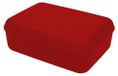 School-Box Boîte à lunch pour enfants avec séparateurs – deluxe, fabriqué en Allemagne et sans BPA, boîte à lunch robuste avec fermeture à clip pour l'école et les loisirs – standard rouge