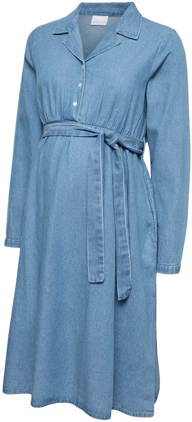 Mama Licious Denim jurk MLVALETTA Zwangerschapsjurk