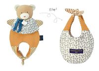 Doudou et Compagnie Knuffeldier beer – knuffeltas – bruin – 30 cm – knuffelplezier – DC3823