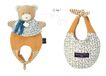 Doudou et Compagnie Knuffeldier beer – knuffeltas – bruin – 30 cm – knuffelplezier – DC3823