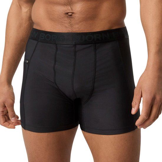 Bjorn Borg Björn Borg Stretch Swim Shorts - Heren Zwembroek - Zwart