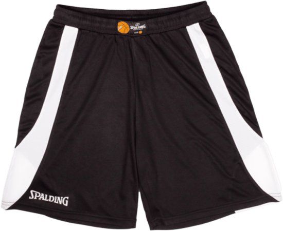 Spalding Jam Basketbalshort Heren - Zwart / Wit - Maat 3XL