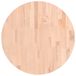 VidaXL Tafelblad rond Ø60x1,5 cm massief beukenhout
