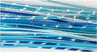Vaessen Creative kit de joaillerie tiges en aluminium 40cm x27 assorties bleu