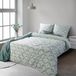 Eurofirany 484802 Bedlinnenset Couleur menthe Motif 160x200 cm OEKO-TEX