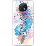 Xiaomi Redmi Note 9T 5G dreamcatcher color bedrukt siliconen hoesje
