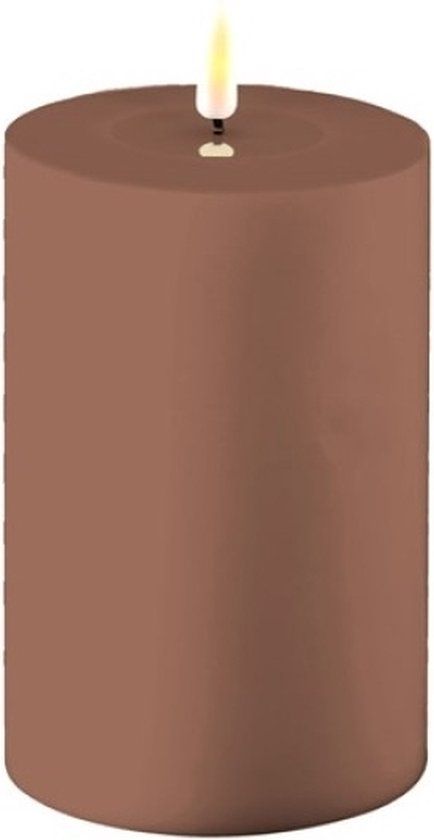 Deluxe Homeart LED Stompkaars - Mokka - Outdoor - D10 x H15 cm
