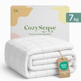 CozySense® Verzwaringsdeken 7kg - 135x200cm - Tencel - Wit