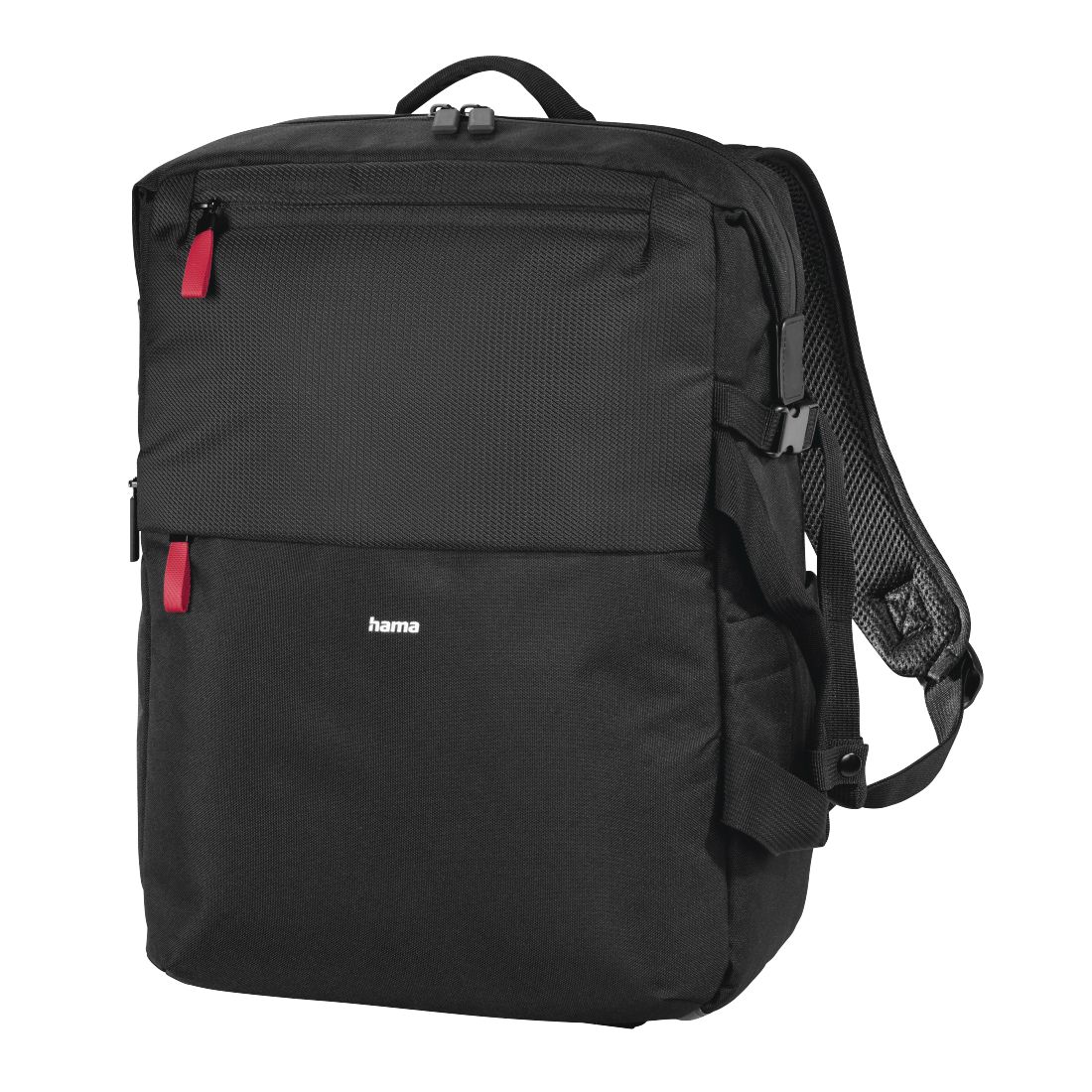 Hama Matera Rugzak Zwart - Polyester - Laptopvak - Regenhoes