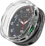 Strap-it Soft case hoesje bescherming van TPU materiaal - geschikt voor Samsung Galaxy Watch 9/8 - 44mm (transparant)