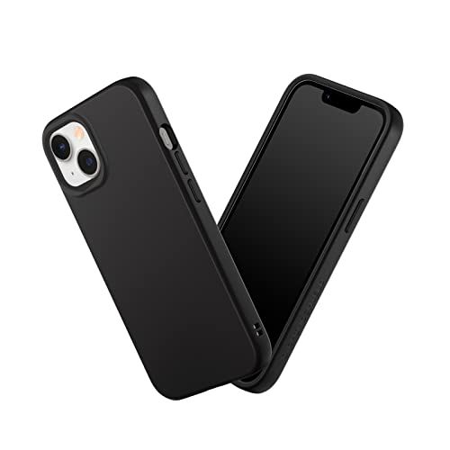 RhinoShield SolidSuit Case for iPhone 14/13 - Shockproof, Slim, Premium Finish, 3.5m Drop Protection - Classic Black