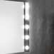 Ebir Focco Oświetlenie LED nad lustro Focco E27135CI/C0250 Hollywood S3 IP44 2,7W 1113lm czarny