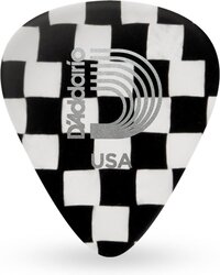 D&apos;Addario D'Addario 1CCB7-10 Checkerboard Picks - 1.25mm - 10 Pack