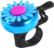 Holland Connections Sonnette de vélo pour Enfants - Sonnette de vélo en forme de tournesol Bleu pour garçons et filles