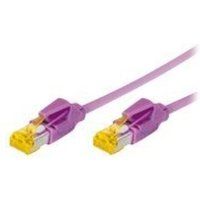 exertis Connect Verbindingskabel - RJ-45 (M) naar RJ-45 (M) - 10 m - SFTP - CAT 6a - halogeenvrij - heide violet