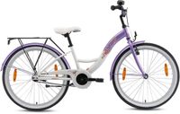 Bikestar Kinderfiets Classic - 24 inch - Lila/Wit