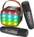 Shenzhen Haorui Industrial Technology Co., Ltd. Karaoke-Set - Karaoke-Maschine Mikrofon Spielen Bluetooth Karaoke-Maschinen für Kinder und Erwachsene Karaoke-Player Aufladen Elektronisches Spielzeug für Kinder - Schwarz