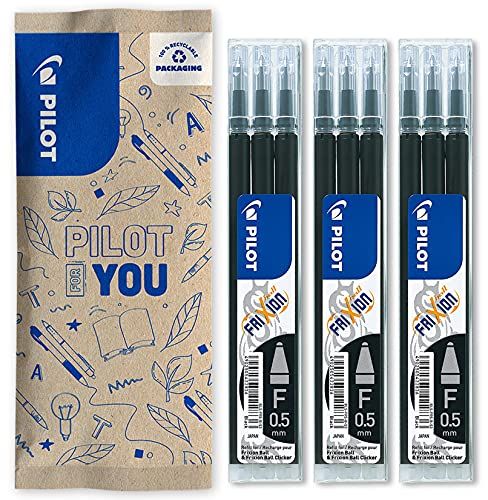Pilot FriXion Ball 0,5 rollervullingen - Zwart - Fijn