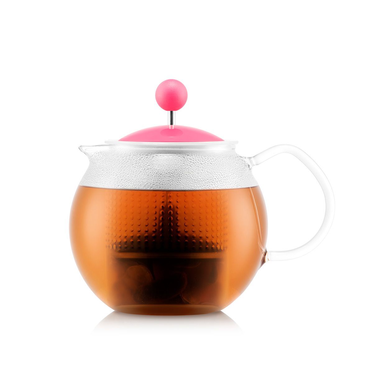 Bodum 1823-539B Theepot - Roze, Transparant - 1000 ml
