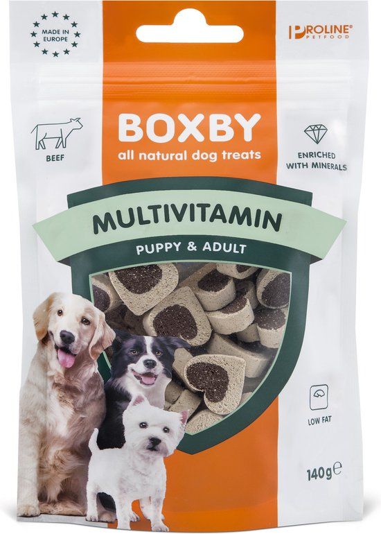 Boxby Proline Multivitamin Hondensnack - 140 g
