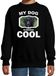 Bellatio Decorations Friese stabij Honden trui / sweater my dog is serious cool zwart - kinderen