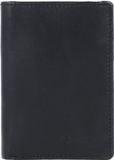 Esquire Oslo creditcard etui RFID leer 7,5 cm - 7 Sleuven - zwart