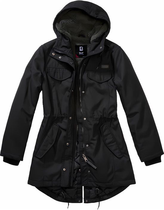 Brandit Mash Lake Parka Girls Dames Parka - zwart - XXL
