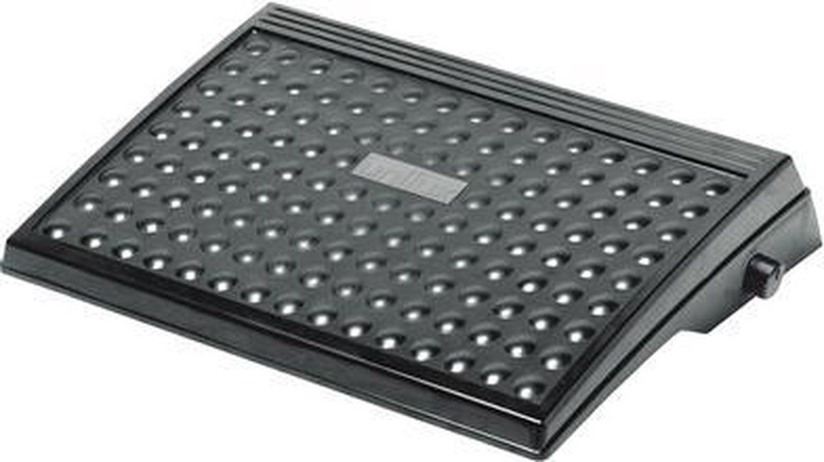 Unilux Voetensteun Bio Zwart - In Hoogte Verstelbaar - Wit