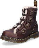 Dr. Martens dames veterlaars donkerbruin