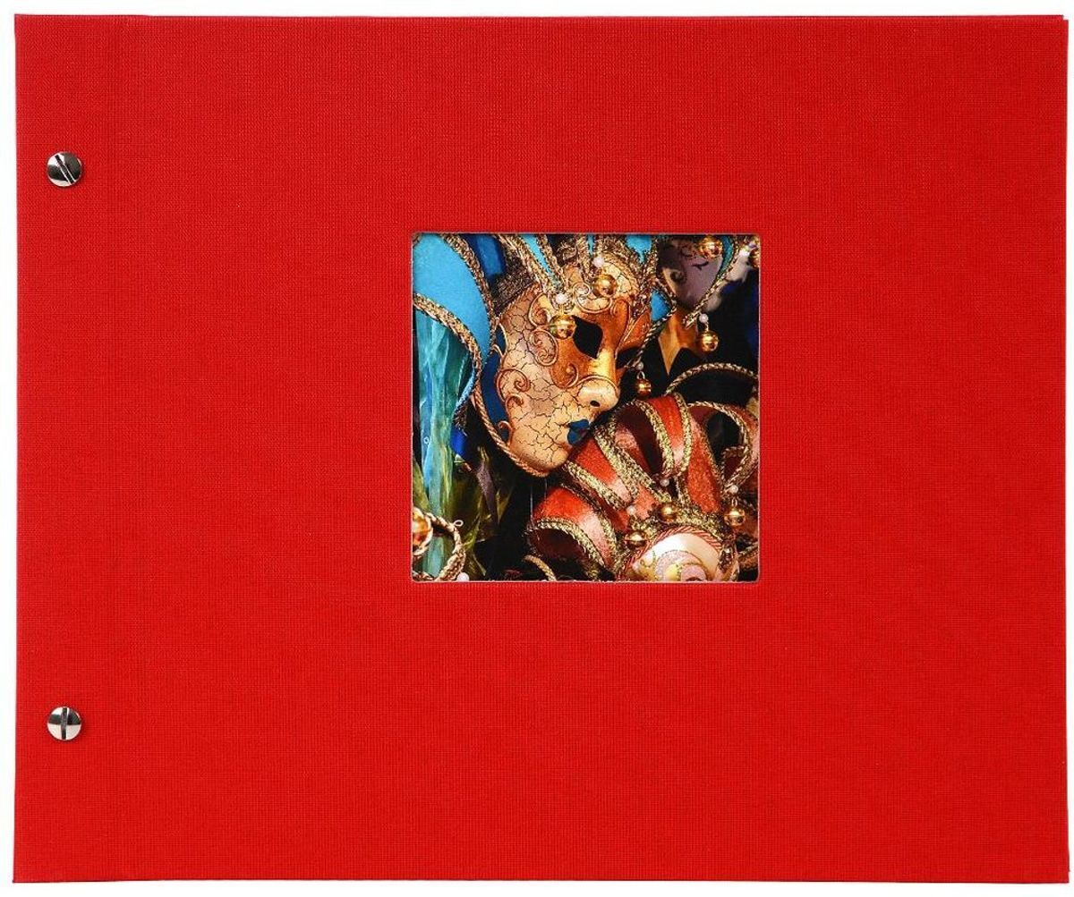 Goldbuch Bella Vista losbladig album 30x25 red