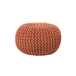 Beliani CONRAD S Poef - Bruin - Katoen - 40 x 25 cm