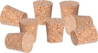 CM Hobby/diy bouchons en liège - 16x - 2,4 x 2,5 cm - bouchon de bricolage - loisirs créatifs