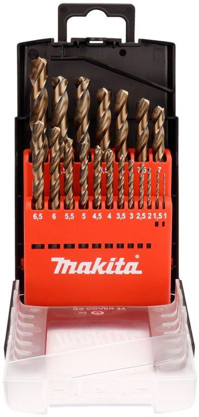 Makita Borenset Mforce 19-Delig metaal 1-10mm - D-29876