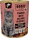 Rokus Kattenvoer Blik Stukjes Zalm in Jus 810 gr