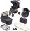 BabyGO Combi kinderwagen 3 in 1 Black Rosegold logo