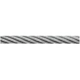 dörner + helmer Corde en acier galvanisé 190056 (Ø x L) 6 mm x 100 m gris
