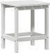 Table d'appoint Blanc 38 x 38 x 46 cm Polyéthylène