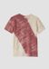s.Oliver T-shirt roestkleuren gestreept katoen korte mouw ronde hals 146/152