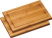 Merkloos Kesper Keuken Snijplank - 2 stuks - 21 x 31 cm - Bamboe Hout - FSC Gecertificeerd