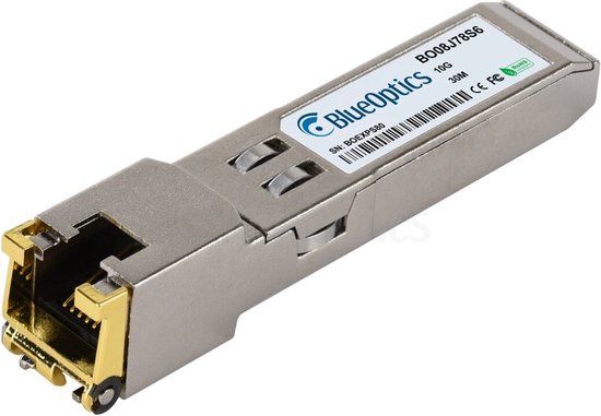 BlueOptics SFP-10G-T-X-BO netwerk transceiver module Vezel-optiek SFP+