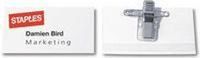 Staples Naambadge SPLS 54x90 combi/doos 50 Transparant