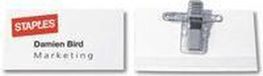 Staples Naambadge SPLS 54x90 combi/doos 50 Transparant