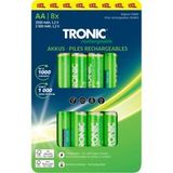 TRONIC® Piles rechargeables, 8 pièces (AA)